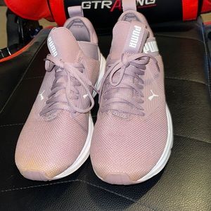 Puma tennis shoes, size 7.5, Plum/Elderberry color